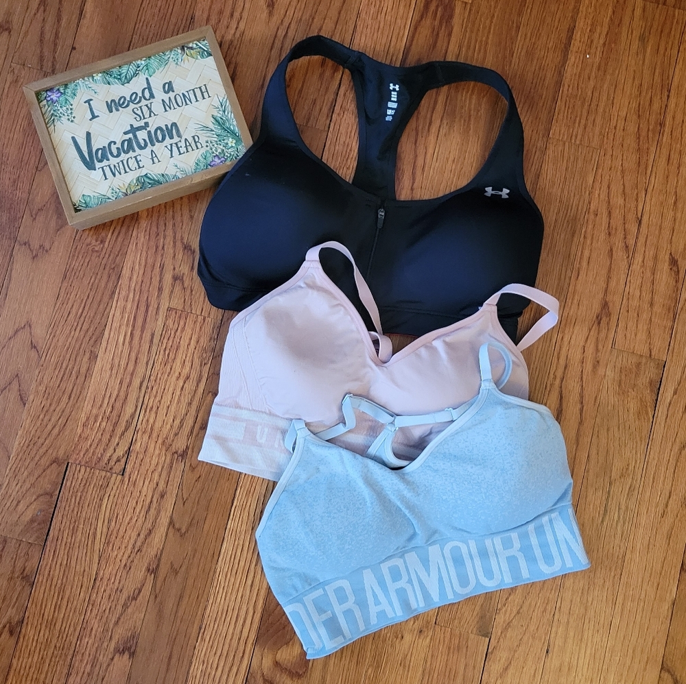 Bundle of Under Armour Sports Bras Size Large 36C